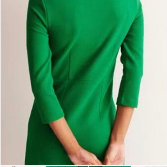 Boden / Brontë Ottoman Vibrant Green Midi Dress - Picture 13 of 16